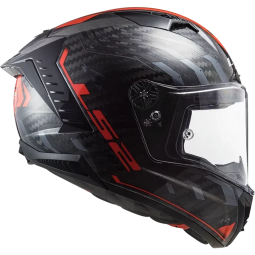 LS2 FF805 THUNDER C Sputnik Gloss Metal Red Helmet 3