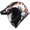LS2 MX436 Pioneer Evo Adventurer Gloss Black White Helmet 3
