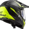 LS2 MX436 Pioneer Evo Router Gloss Black Fluorescent Yellow Dual Sport Helmet 5