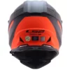 LS2 MX436 Pioneer Evo Router Gloss Black Orange Dual Sport Helmet 4