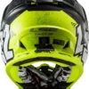 LS2 MX437 Fast Evo Crusher Matt Black Hi Viz Yellow Helmet 3