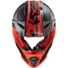 LS2 MX437 Fast Evo Roar Matt Gloss Black Red Helmet 3