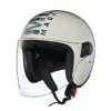 Royal Enfield Exclusive Coopter Gloss White Camo Printed Mlg HelmetÂ