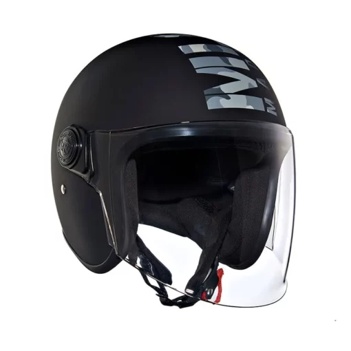 Royal Enfield Exclusive Coopter Matt Black Camo Printed Mlg Helmet 4