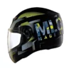 Royal Enfield Exclusive Gloss Black Printed Mlg Helmet