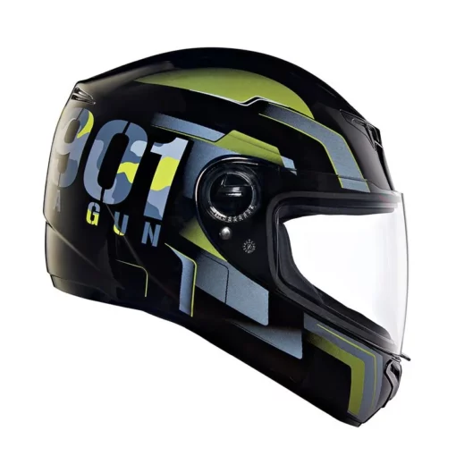 Royal Enfield Exclusive Gloss Black Printed Mlg Helmet 4