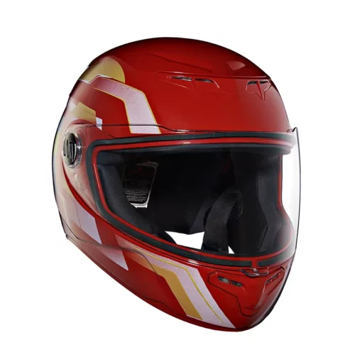 Royal Enfield Exclusive Gloss Red Camo Printed Mlg Helmet 2