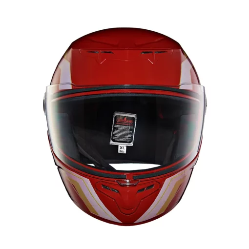Royal Enfield Exclusive Gloss Red Camo Printed Mlg Helmet 4