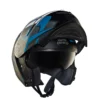 Royal Enfield Lightwing Gloss Black Blue Modular Multi Rays Helmet 2