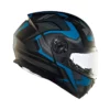 Royal Enfield Lightwing Gloss Black Blue Modular Multi Rays Helmet 5