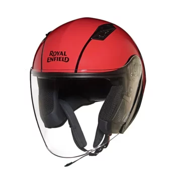 Royal Enfield Lightwing Gloss Red Black Helmet 2