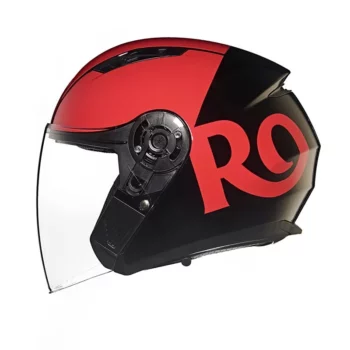 Royal Enfield Lightwing Gloss Red Black Helmet
