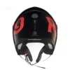 Royal Enfield Lightwing Gloss Red Black Helmet 4