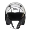 Royal Enfield Lightwing Matt Black White Helmet 3