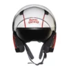 Royal Enfield Lightwing Matt Red White Helmet 4