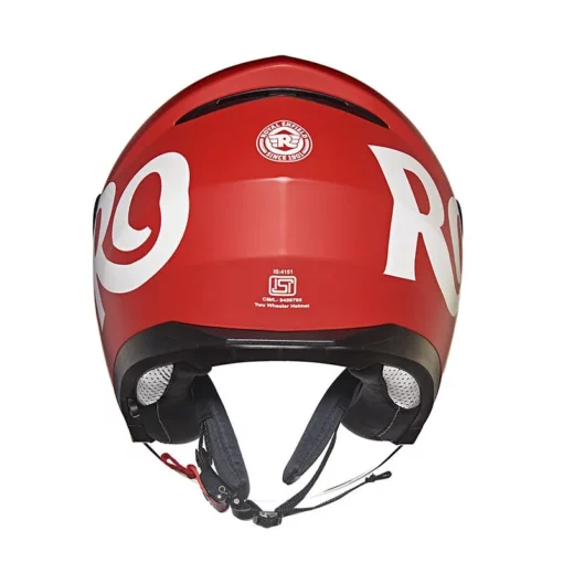 Royal Enfield Lightwing Matt Red White Helmet 5