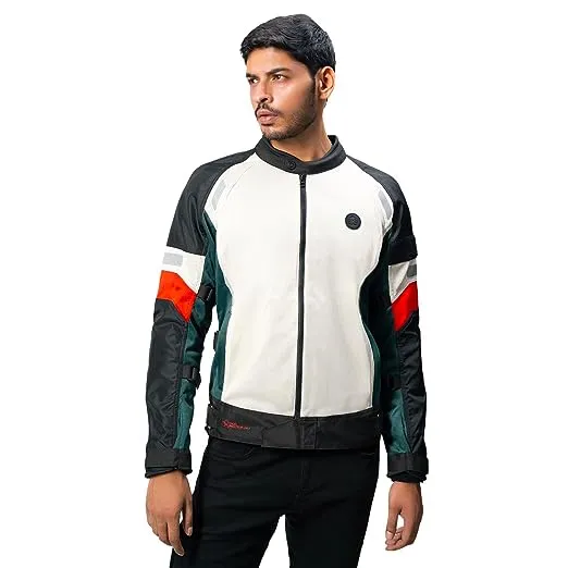 Royal Enfield Streetwind Eco-Friendly Off-White Riding Jacket | Buy ...
