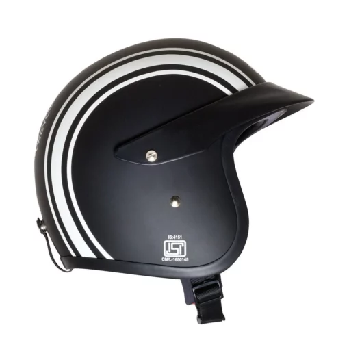 Royal Enfield Sun Peak Matt Black Helmet 4