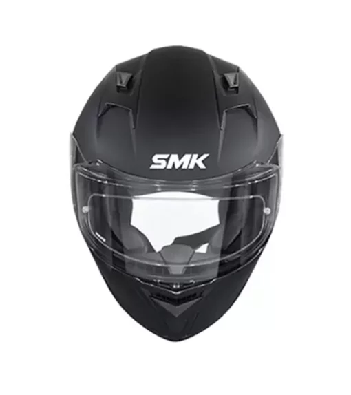 SMK Stellar Sports Solid Matt Black (MA200) Helmet 2