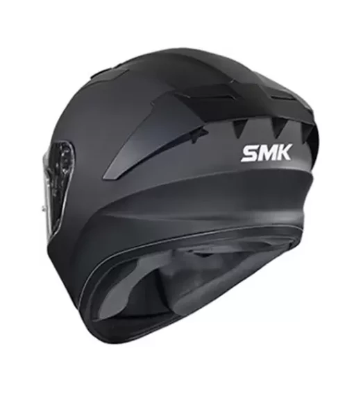 SMK Stellar Sports Solid Matt Black (MA200) Helmet 4