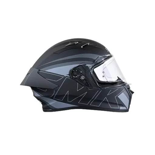 SMK Stellar Sports Stage Matt Black Grey Black (MA262) Helmet 3