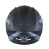 SMK Stellar Sports Stage Matt Black Grey Black (MA262) Helmet 4