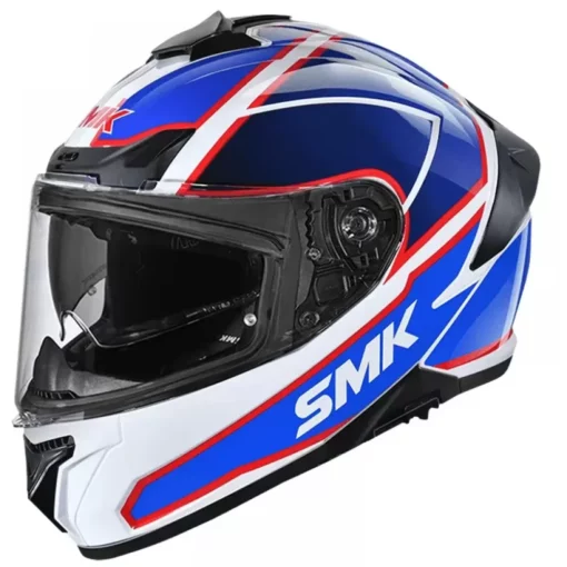 SMK Typhoon Aegis Gloss White Blue Red (GL153)
