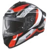 SMK Typhoon Style Gloss Black Red Grey (GL236) Helmet