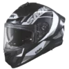 SMK Typhoon Style Matt Black Grey (MA266) Helmet (1)