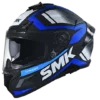 SMK Typhoon Thorn Gloss Black Blue White (GL251) Helmet