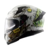 AXOR Apex Sea Devil Gloss White Gold Full Face Helmet