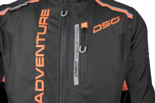 DSG Adv Grey Black Orange Riding Jacket 7