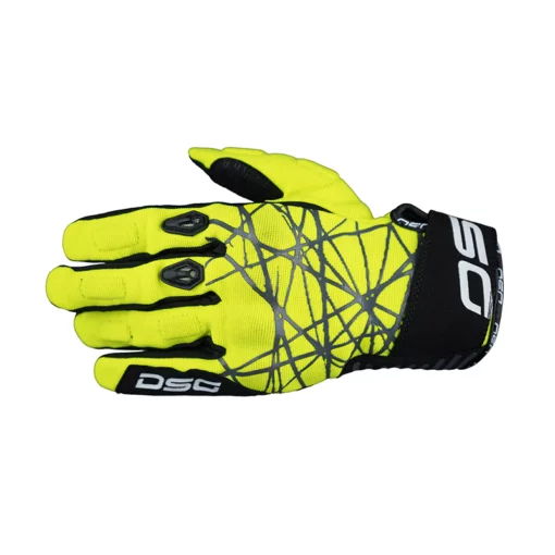 DSG Phoenix Air Yellow Fluo Riding Gloves 2