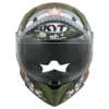 KYT R2R Pro Assault Matt Green Army Helmet 2