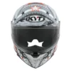 KYT R2R Pro Assault Matt Silver Helmet 2