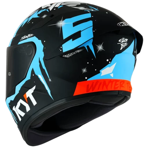 KYT TT Course Masia Replica Winter Test Matt Helmet 8