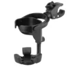 RAM Mounts Level Cup XL 32oz Drink Holder with RAM Mounts Tough Claw 3