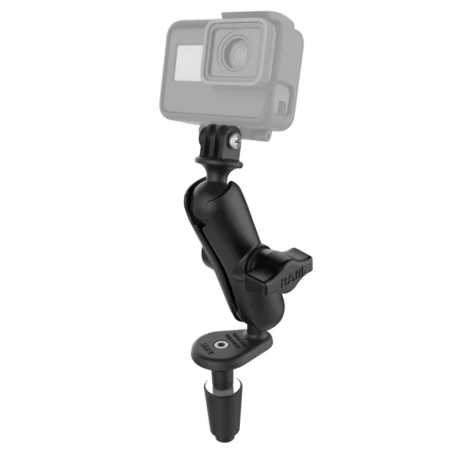 RAM Mounts Motorcycle Fork Stem Mount with Universal Action Camera Adapter