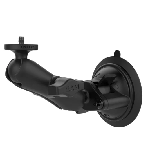 RAM Mounts Twist Lock Suction Cup Mount with 20 Camera Adapter Aluminum Small ARM