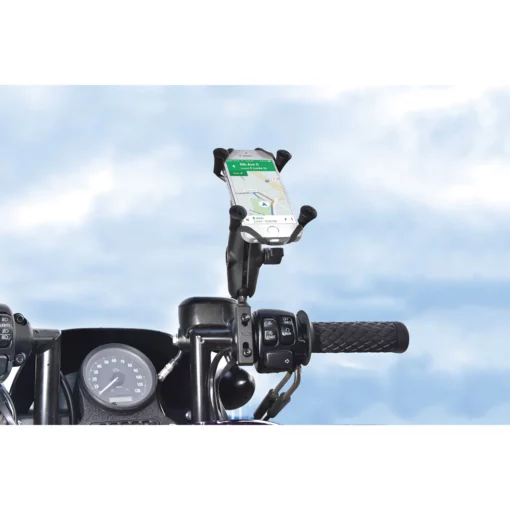 RAM Mounts X Grip Phone Mount with Motorcycle Brake Clutch Reservoir Base Aluminum Medium Arm 4