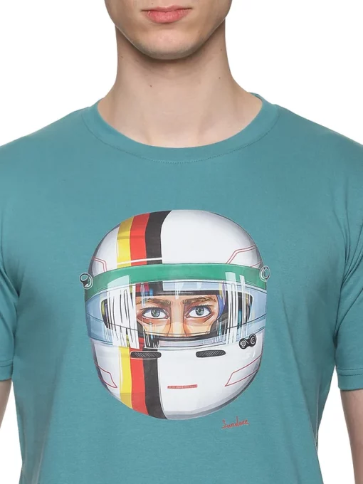 Raceorbit Half Sleeves Helmet Tribune T Shirt
