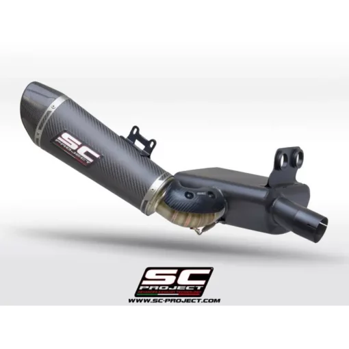 SC Project B36B MB34C Conic muffler Carbon fiber with Carbon fiber End Cap For BMW F 900 R (2020 2021)