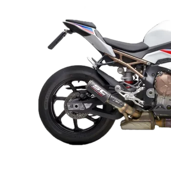 SC Project CR T B33A 50CR Muffler Carbon fiber with Titanium Mesh on exit muffler For for BMW S 1000 RR(2019 20)BS4