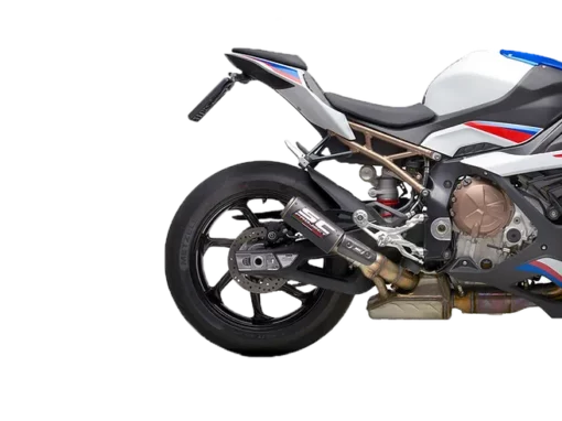 SC Project CR T B33A 50CR Muffler Carbon fiber with Titanium Mesh on exit muffler For for BMW S 1000 RR(2019 20)BS4