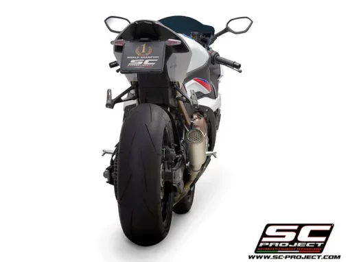 SC Project CR T B33A 50CR Muffler Carbon fiber with Titanium Mesh on exit muffler For for BMW S 1000 RR(2019 20)BS4 6