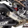 SC Project CR T B33A 50CR Muffler Carbon fiber with Titanium Mesh on exit muffler For for BMW S 1000 RR(2019 20)BS4 7