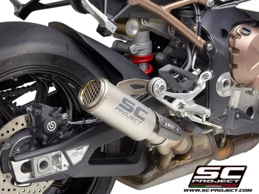 SC Project CR T B33A 50TR Muffler Titanium with Titanium mesh on exit muffler for BMW S 1000 RR(2019 20)BS4 7