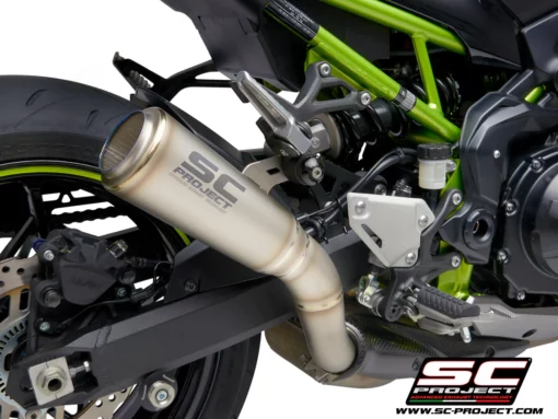 SC Project S1 GP K34A T43T Muffler Titanium (Carbon Protection INCLUDED) For Kawasaki Z900 BS4 (2020) 3