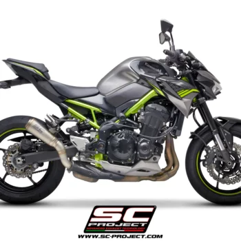 SC Project S1 GP K34A T43T Muffler Titanium (Carbon Protection INCLUDED) For Kawasaki Z900 BS4 (2020)