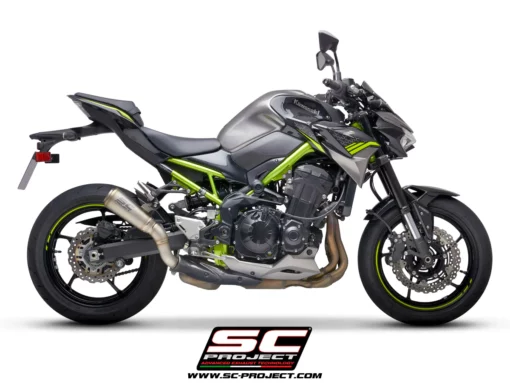 SC Project S1 GP K34A T43T Muffler Titanium (Carbon Protection INCLUDED) For Kawasaki Z900 BS4 (2020)